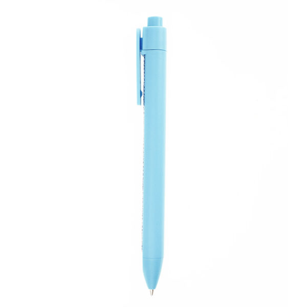 Ручка пластикова, кулькова Bergamo Textile Pen, 770 - Блакитний