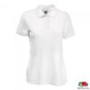 Теніска-поло 'Lady-Fit Polo 65/35' (Fruit of the Loom), 0632120 - Білий, XS