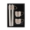 Набір термос з двома чашками, TEA SET 500ml, PG-220 - Бежевий