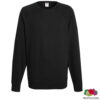 Реглан-толстовка Lightweight (Fruit of the Loom), 0621380 - Чорний, XL