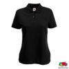 Теніска-поло 'Lady-Fit Polo 65/35' (Fruit of the Loom), 0632120 - Чорний, M