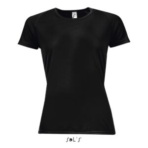 Футболка спортивна Sporty women, 01159 - Чорний, M
