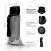 Пляшка для води Lens 600 мл, 60014418 127075